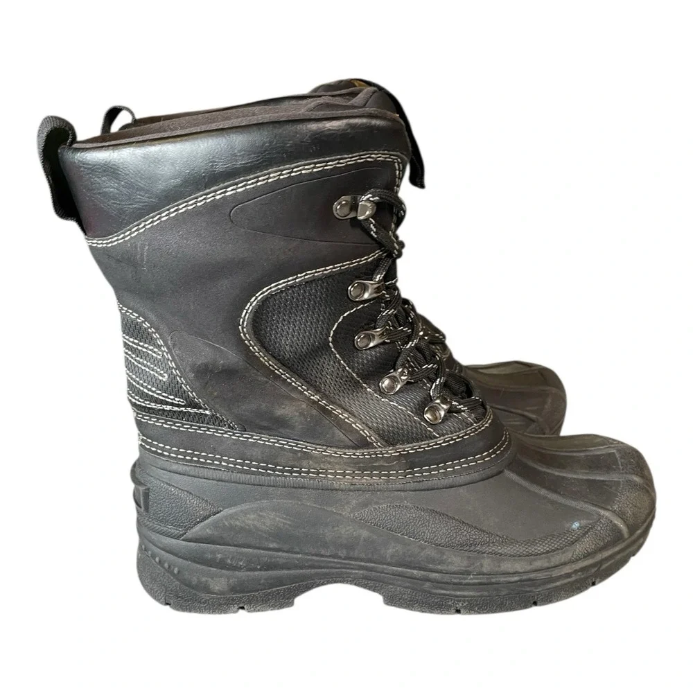 Unisex Kids Thermolite Snow Boots Black US Size 9